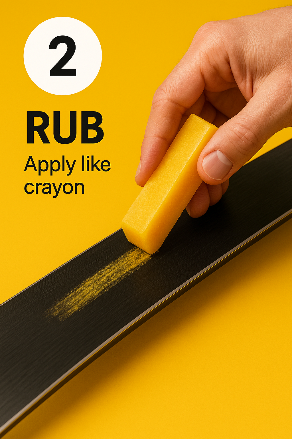 Applying base conditioning wax